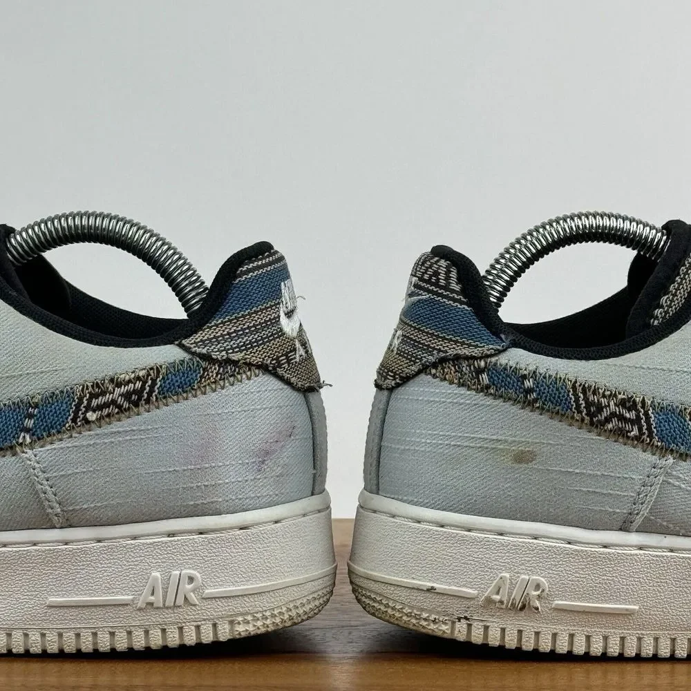 Mens Nike Air Force 1 Low '07 LV8 Light Armory Blue Sneakers Shoes Size 8.5 D‎